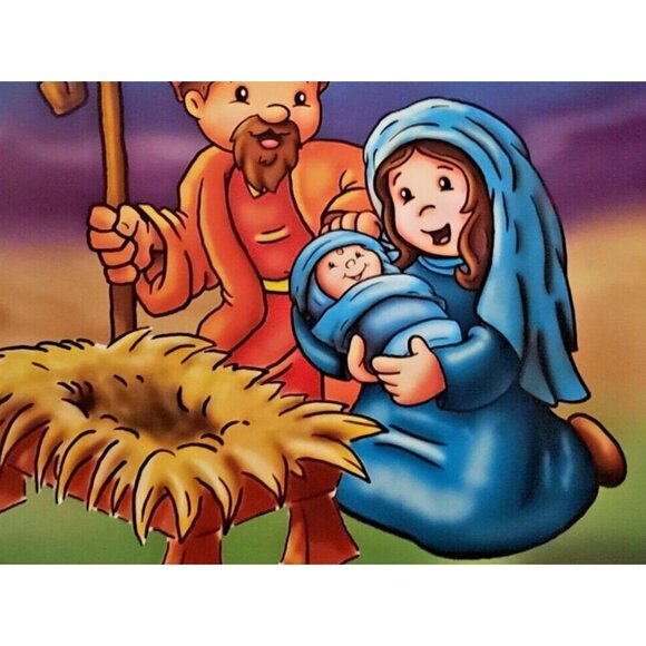 The Christmas Story illustrated by David A Cutting NEW - Picture 2 of 3